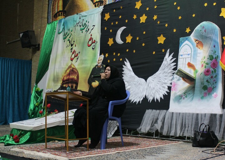 تصاویر/ اعتکاف بانوان و دختران دانش آموز در شهر جوپار