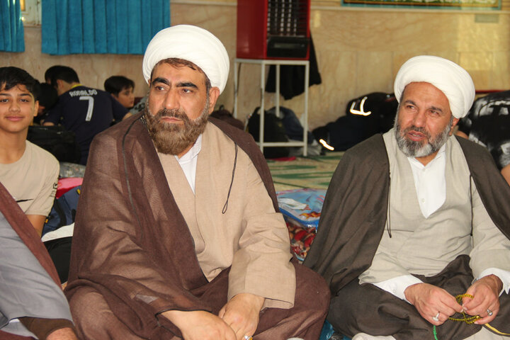 تصاویر / دیدار مدیر حوزه علمیه استان قزوین با دست اندرکاران ستاد اعتکاف اقبالیه  قزوین