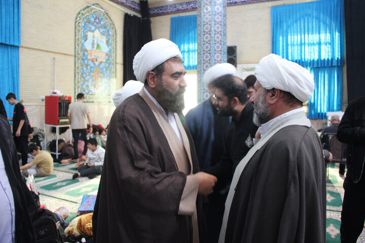 تصاویر / دیدار مدیر حوزه علمیه استان قزوین با دست اندرکاران ستاد اعتکاف اقبالیه  قزوین