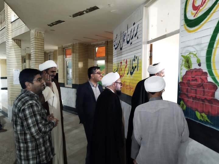 تصاویر/ بازدید معاون منابع انسانی و پشتیبانی حوزه های علمیه از مدارس علمیه شهرستان دلگان