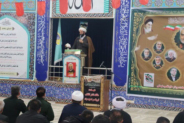 تصاویر/ سالگرد شهادت سردار شهید حاج قاسم سلیمانی در قروه گرامی داشته شد