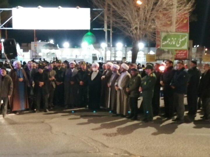 اجتماع تا پای جان برای ایران مردم شهرستان نایین
