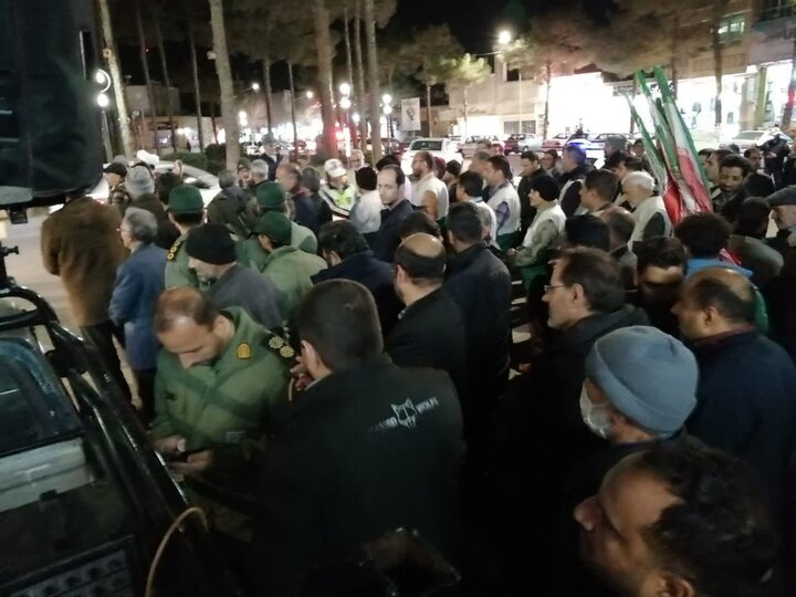 اجتماع تا پای جان برای ایران مردم شهرستان نایین