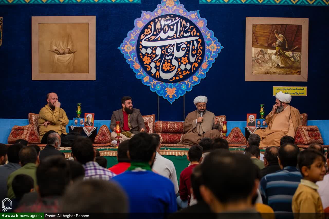 تصاویر/ برگزاری مراسم هفتگی هیئت ضدصهیونیستی انصار ولایت دارالعباده یزد