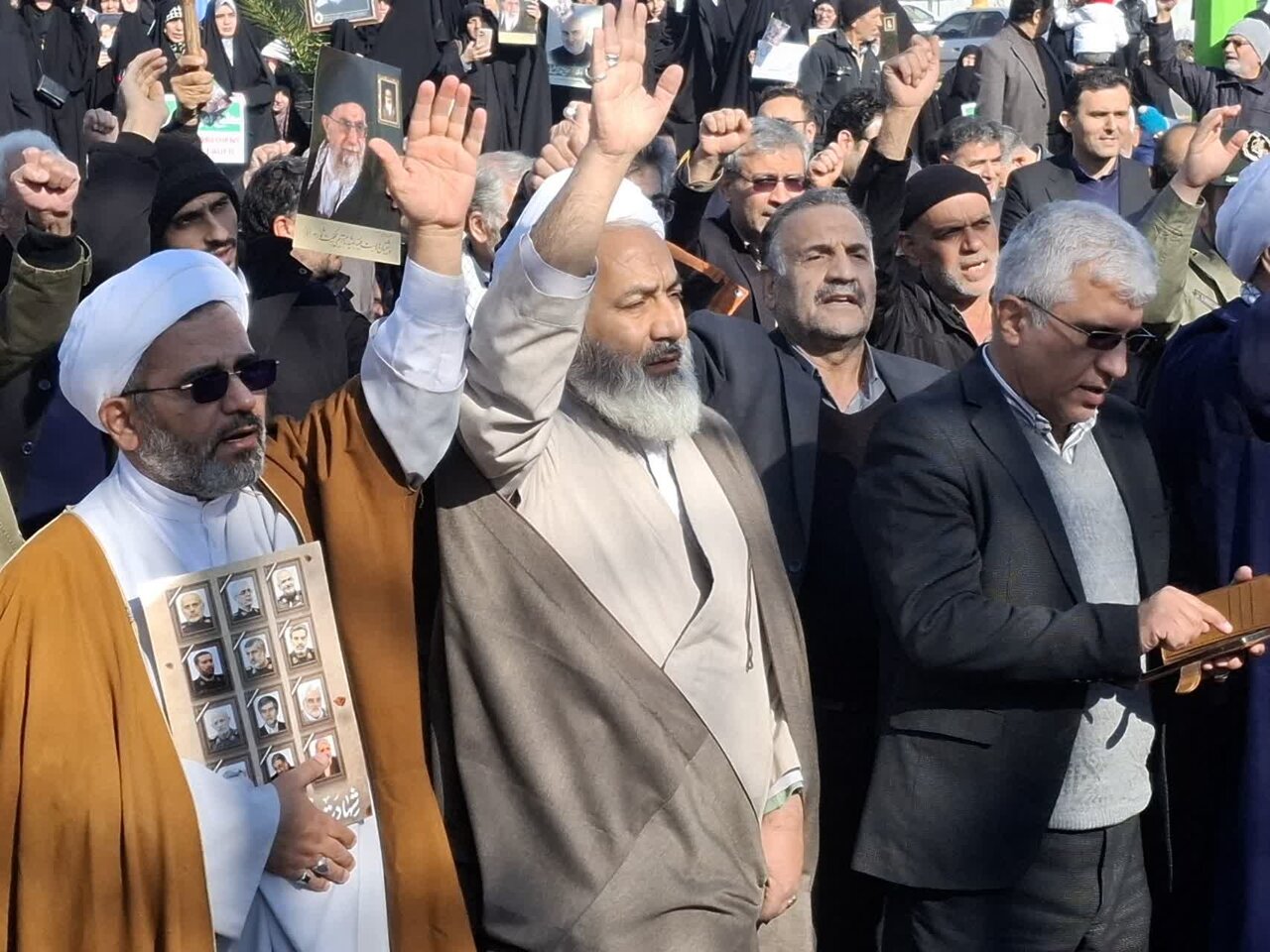 تجمع با شکوه «تا پای جان برای ایران» در آران و بیدگل برگزار شد