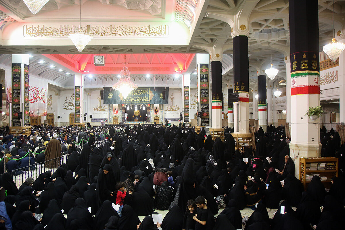 ह़रम ए हज़रत मासूमा सलामुल्लाह अलैहा में आमाल-ए-उम्मे दाऊद का आयोजन