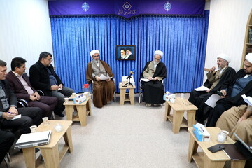 تصاویر/ جلسه جمع بندی سفر آیت الله اعرافی به استان سمنان