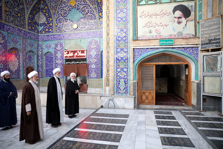 تصاویر/ادای احترام به مقام شامخ شهدا و آستان مقدس یحیی بن موسی الکاظم (ع) سمنان