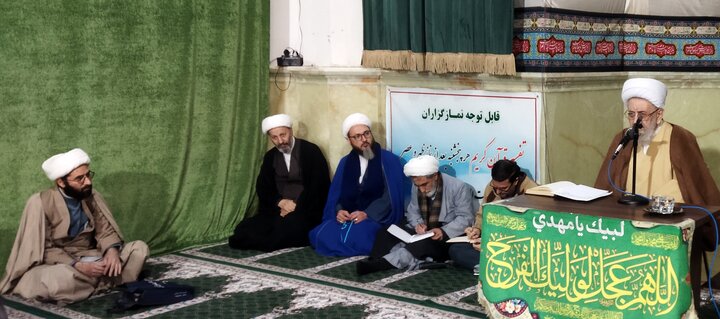 تصاویر/ اجتماع بزرگ مبلغان به مناسبت قیام ۱۹ دی در آستان مقدس امامزادگان عینعلی و زینعلی(ع)