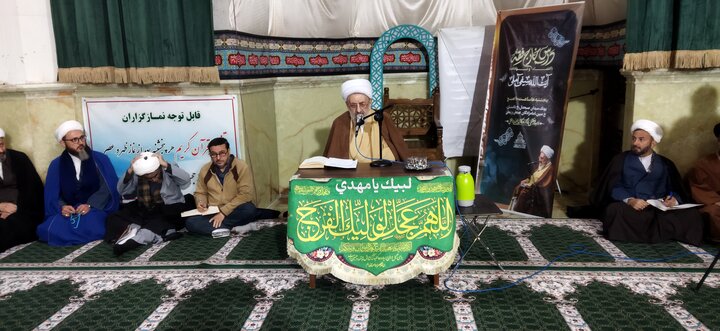 تصاویر/ اجتماع بزرگ مبلغان به مناسبت قیام ۱۹ دی در آستان مقدس امامزادگان عینعلی و زینعلی(ع)