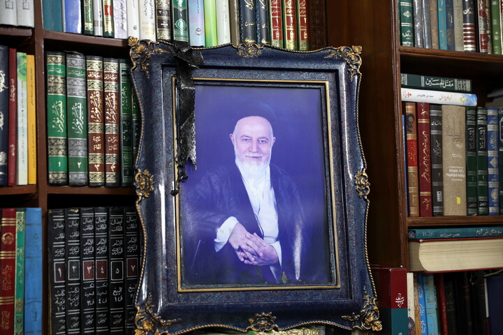 تصاویر/دیدار با بیت مرحوم آیت الله سیدمحمد شاهچراغی