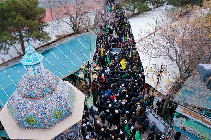 تصاویر/ تجمع مدافعان حرم در حمایت از جمهوری اسلامی ایران
