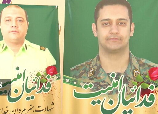 پیکر دو شهید مدافع امنیت فردا در قم تشییع می‌شود