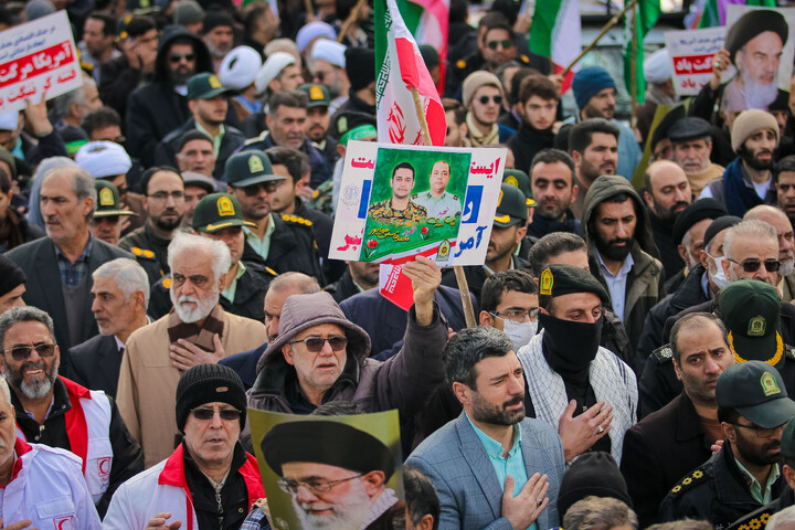 تشییع پیکر شهدای مدافع  امنیت در قم