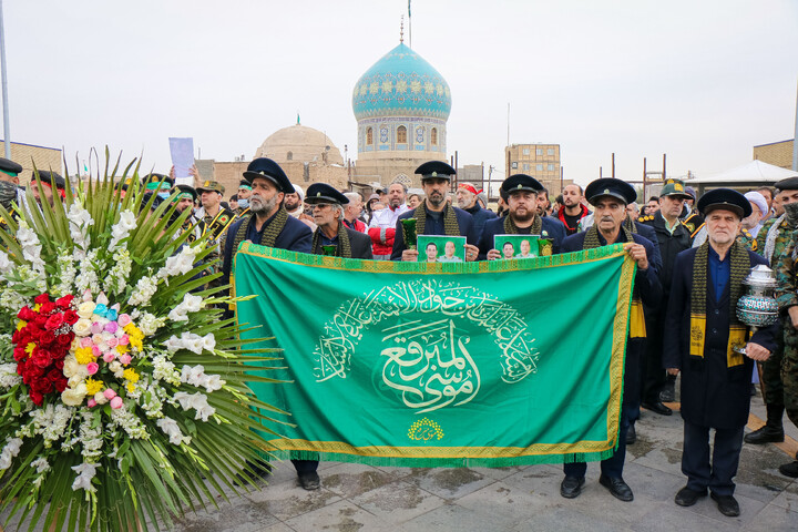 تشییع پیکر شهدای مدافع  امنیت در قم