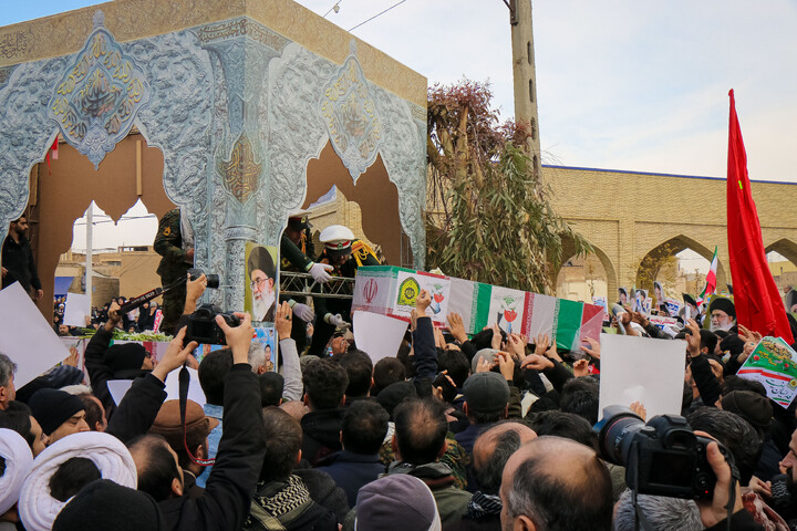 تشییع پیکر شهدای مدافع  امنیت در قم