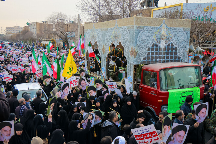 تشییع پیکر شهدای مدافع  امنیت در قم