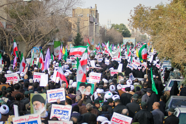 تشییع پیکر شهدای مدافع  امنیت در قم