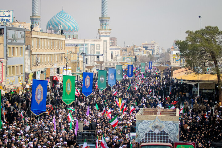 تشییع پیکر شهدای مدافع  امنیت در قم