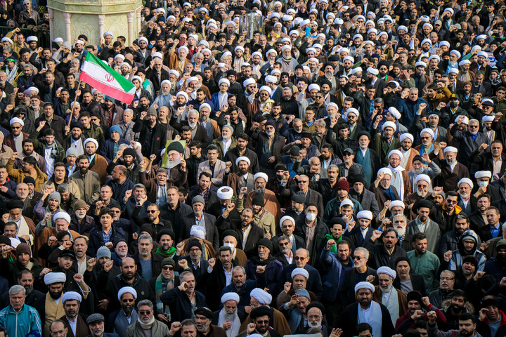 تشییع پیکر شهدای مدافع  امنیت در قم