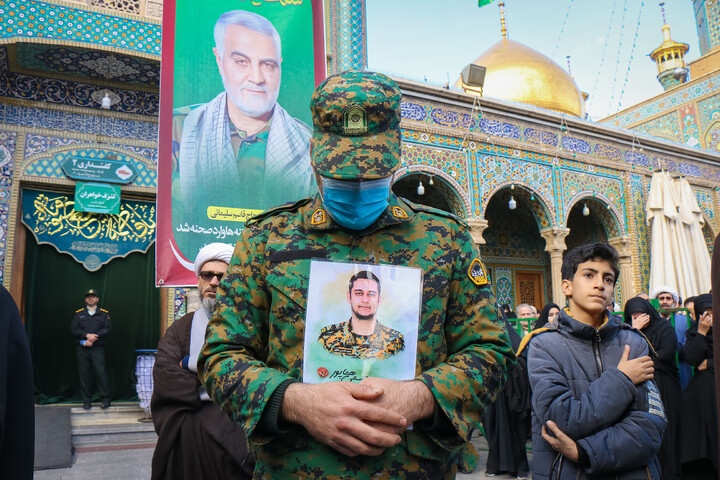 تشییع پیکر شهدای مدافع  امنیت در قم