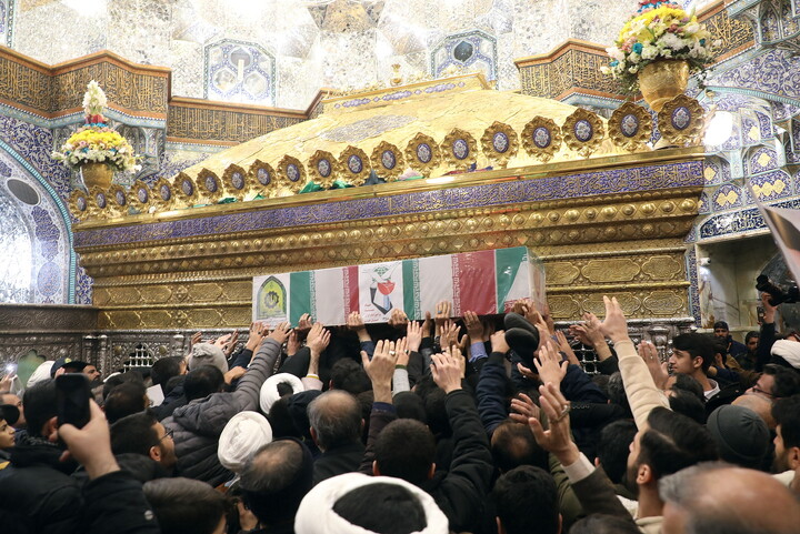 تصاویر/ تشییع پیکر شهدای مدافع امنیت در قم