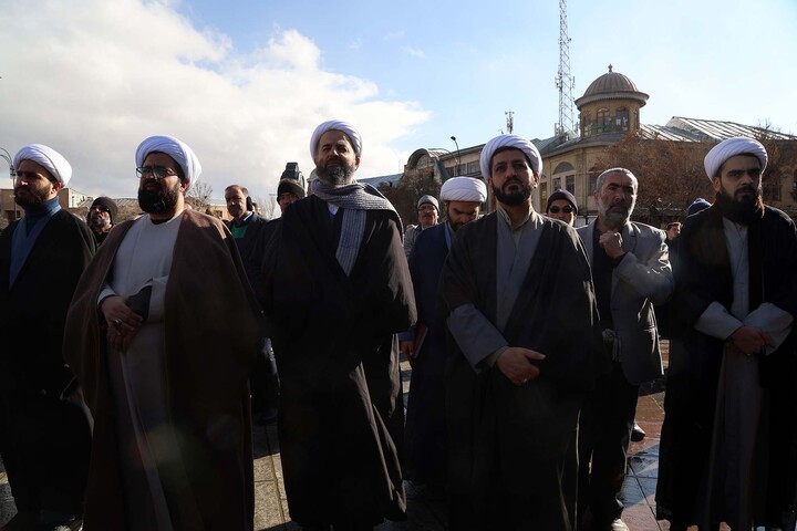 تشییع شهید مدافع امنیت همدان