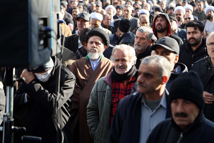 تشییع شهید مدافع امنیت همدان