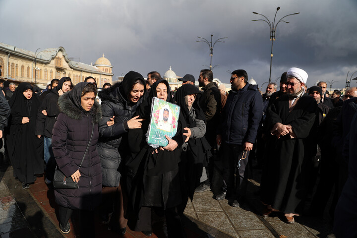 تشییع شهید مدافع امنیت همدان