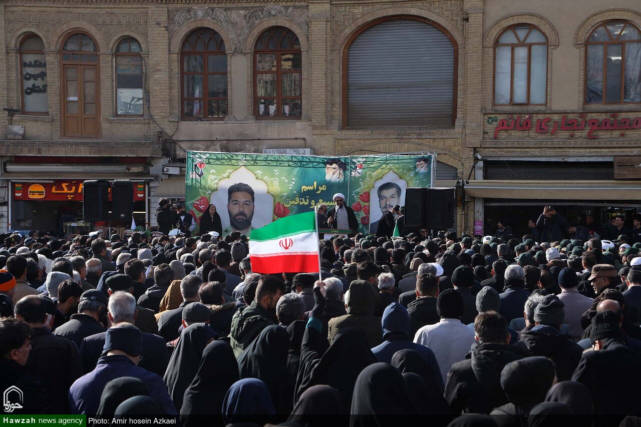 تصاویر / تشییع شهید مدافع امنیت همدان