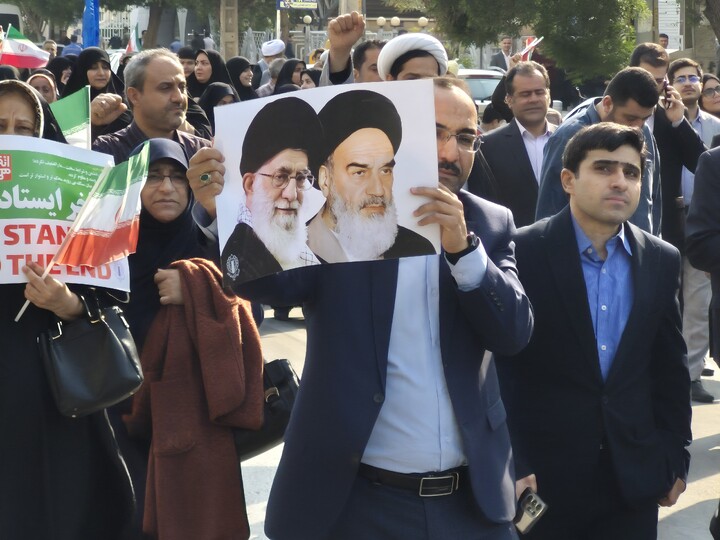 تصاویر| راهپیمایی برائت از اغتشاشگران در بوشهر