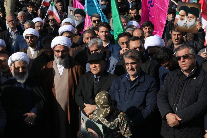 تصاویر/ راهپیمایی مردم بابصیرت سمنان در دفاع از امنیت ملی ایران