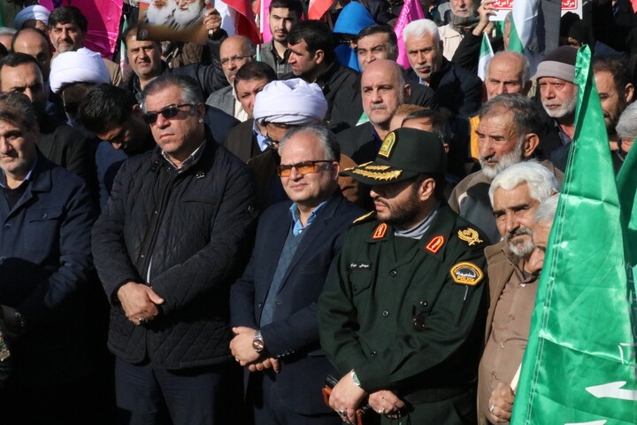 تصاویر/ راهپیمایی مردم بابصیرت سمنان در دفاع از امنیت ملی ایران