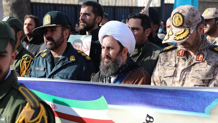 تصاویر/ تشییع پیکر مطهر شهید مدافع امنیت «مهدی ابراهیمی» در خوی