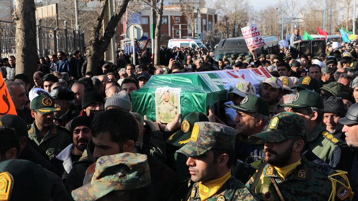 تصاویر/ تشییع پیکر مطهر شهید مدافع امنیت «مهدی ابراهیمی» در خوی