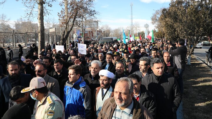 تصاویر/ تشییع پیکر مطهر شهید مدافع امنیت «مهدی ابراهیمی» در خوی