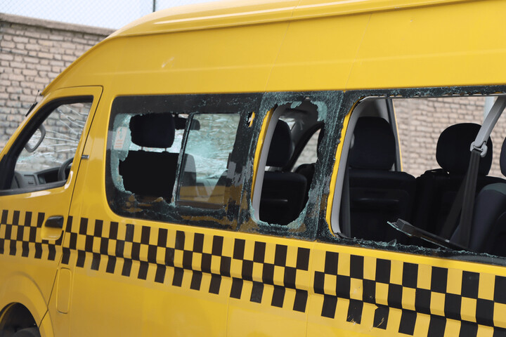 تصاویر / آسیب اغتشاشگران در همدان به اموال عمومی