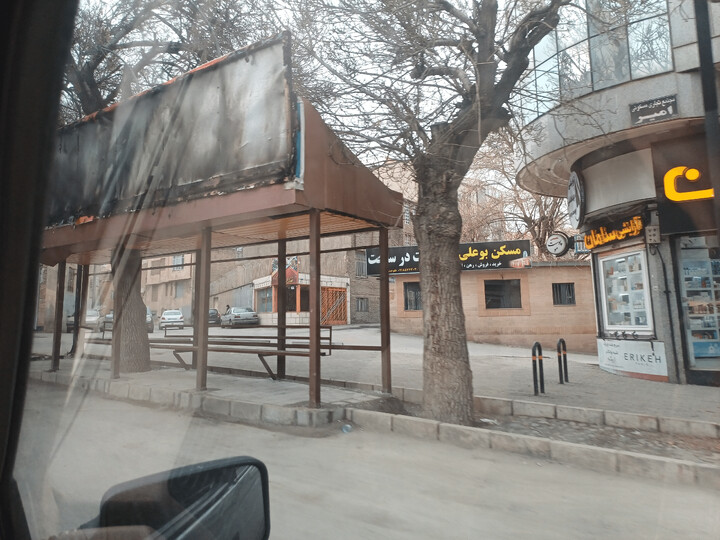 تصاویر / آسیب اغتشاشگران در همدان به اموال عمومی