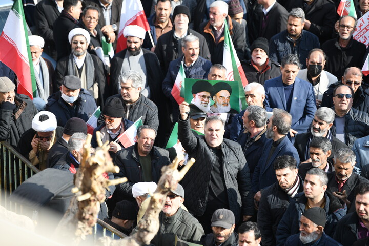 تصاویر/ تجمع و راهپیمایی مردم ارومیه در حمایت از جمهوری اسلامی ایران