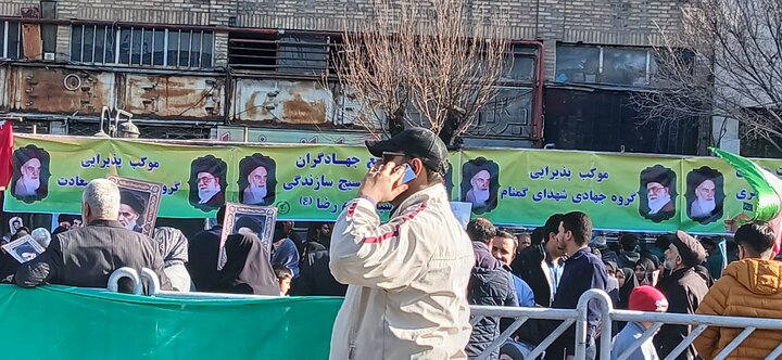 تصاویر راهپیمایی مردم مشهد در محکومیت اقدامات اغتشاش گران