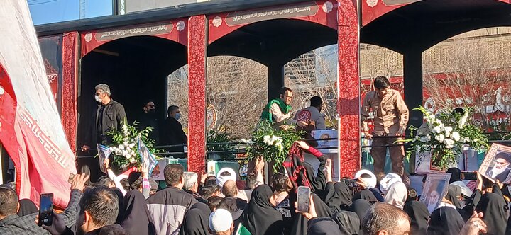 تصاویر راهپیمایی مردم مشهد در محکومیت اقدامات اغتشاش گران