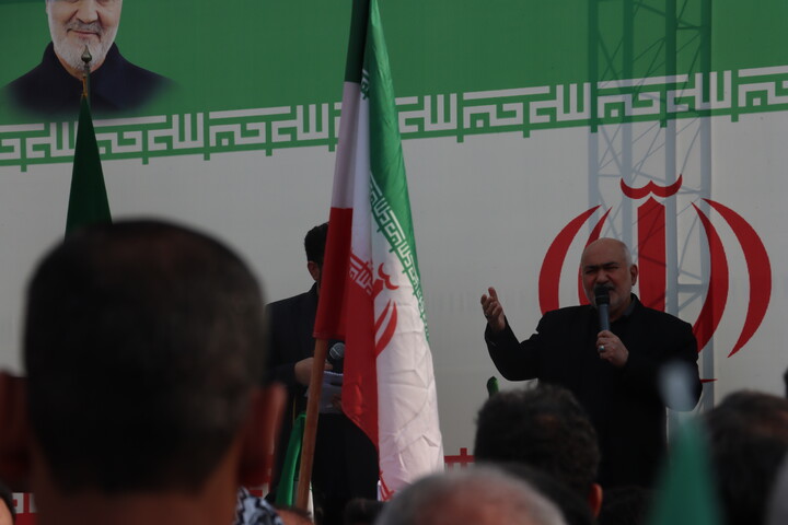 خروش مردم ولایتمدار اهواز علیه اغتشاشگران