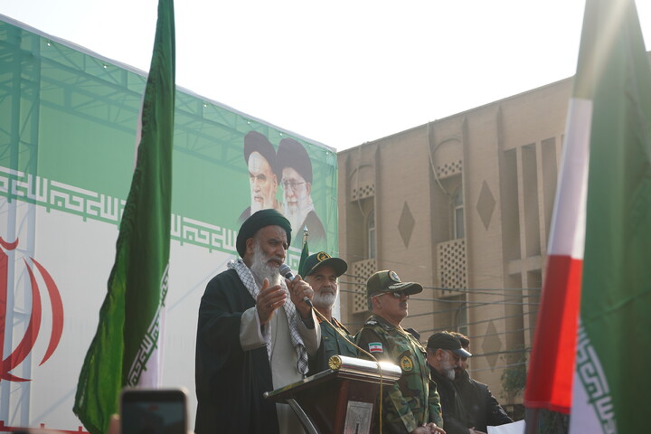 خروش مردم ولایتمدار اهواز علیه اغتشاشگران