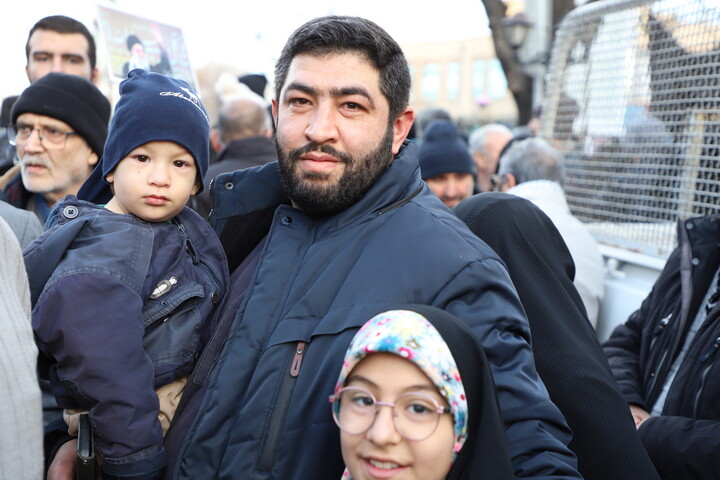 تصاویر/ خروش مردم تبریز در حمایت از جمهوری اسلامی ایران