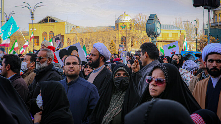 تصاویر/اتحاد مردم همدان استان همدان در برابر اغتشاشات تروریستی صهیونی