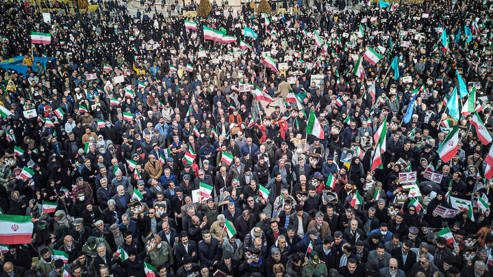 تصاویر/اتحاد مردم همدان استان همدان در برابر اغتشاشات تروریستی صهیونی