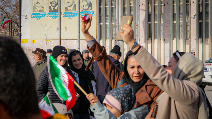 تصاویر/اتحاد مردم همدان استان همدان در برابر اغتشاشات تروریستی صهیونی