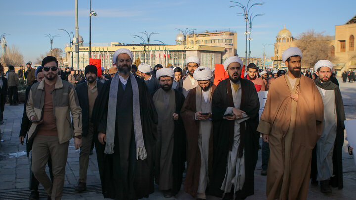 تصاویر/اتحاد مردم همدان استان همدان در برابر اغتشاشات تروریستی صهیونی