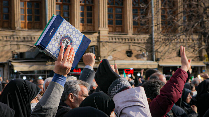 تصاویر/اتحاد مردم همدان استان همدان در برابر اغتشاشات تروریستی صهیونی