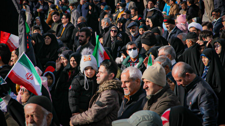 تصاویر/اتحاد مردم همدان استان همدان در برابر اغتشاشات تروریستی صهیونی